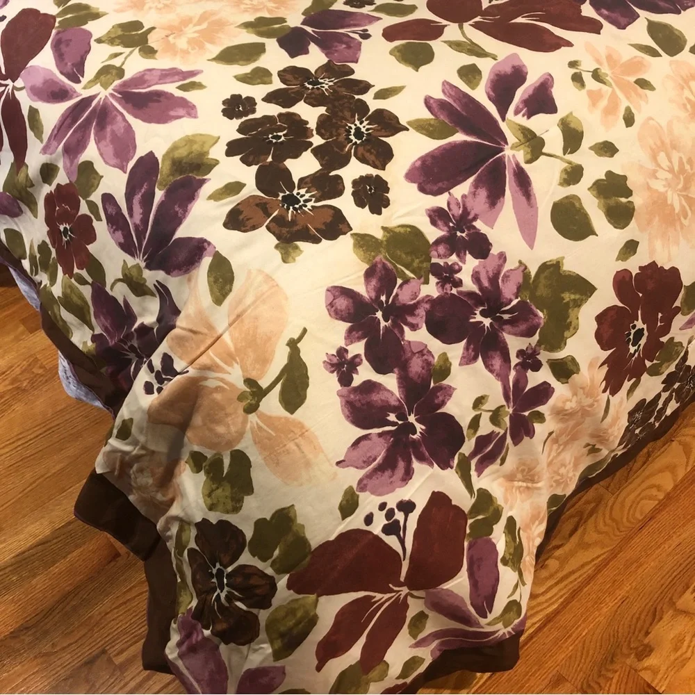 Queen comforter and 2 shams
